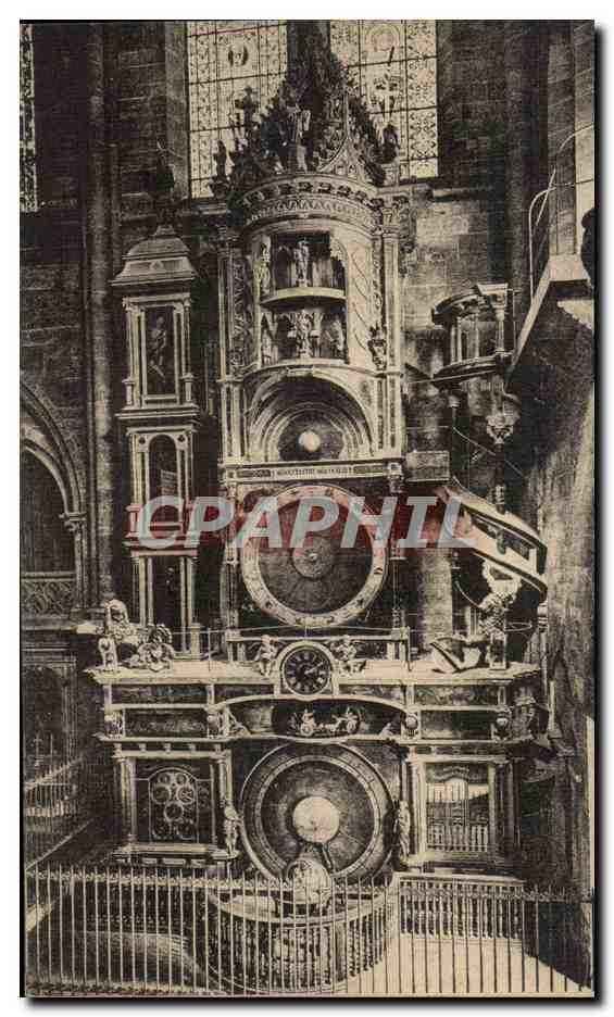 Strasbourg- Horloge astronomique de la cathedrale-CPA