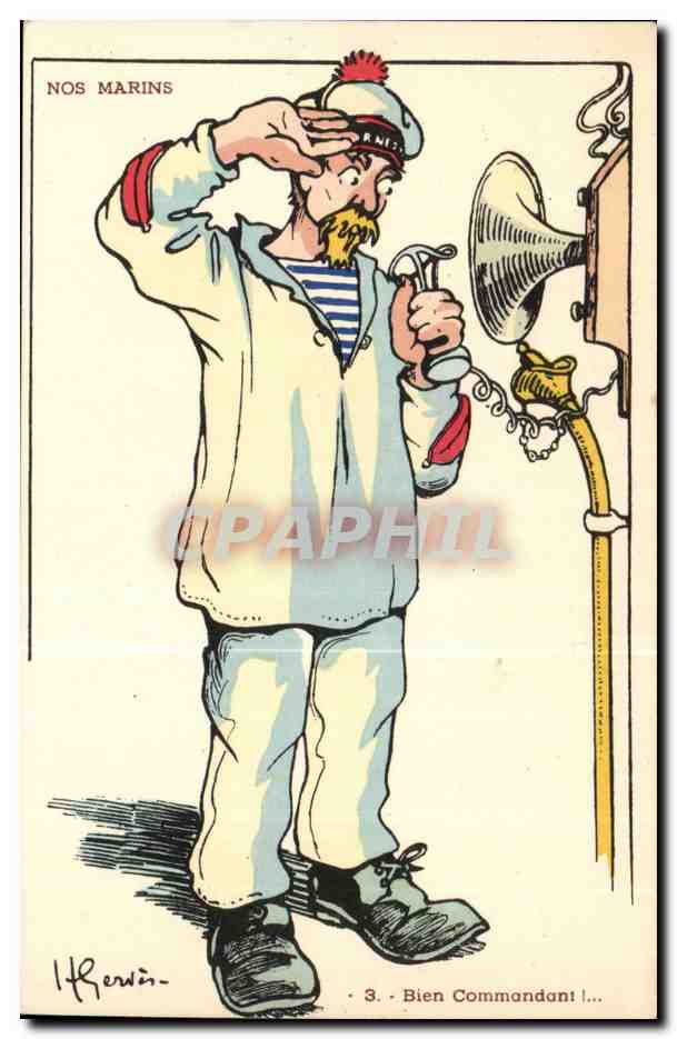 Nos Marins — Série de caricatures — H. Kerwin, n°3
