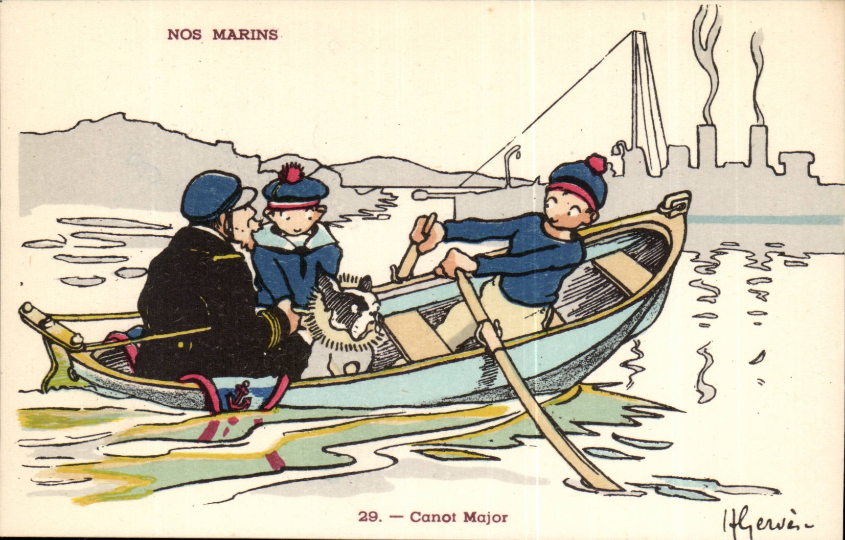 Nos Marins- Canot Illustrateur Gervese