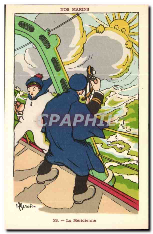 Nos Marins- La Meridienne-CPA Illustrateur Gervese