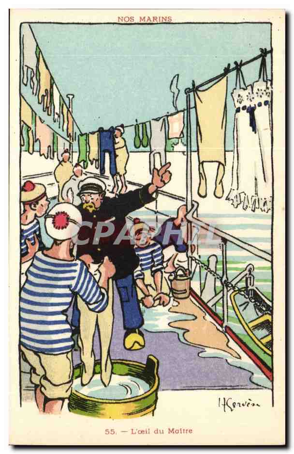 Nos Marins — L'œil du Maître — série 55, éditeur CPAPHIL