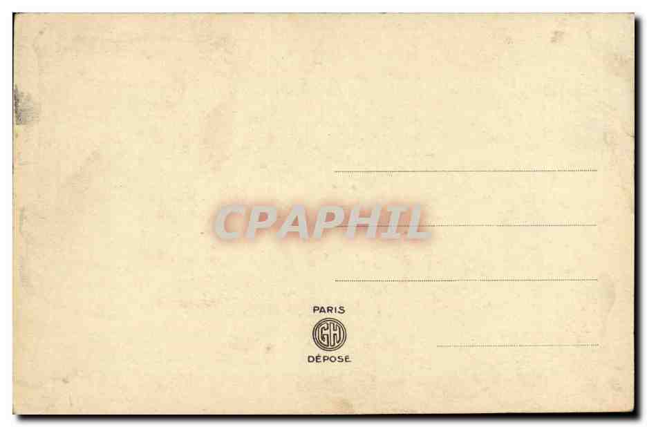 Scène de village — couple en discussion près d'un puits — éditeur CPAPHIL, n°37 — Verso