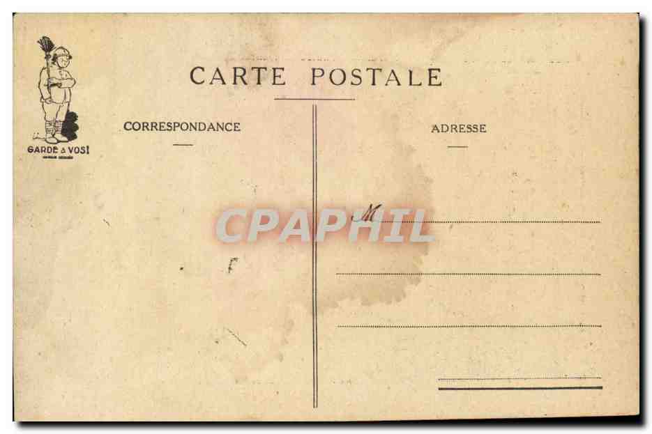 FAntaisie CPA Les 10 commandements du soldat Militaria Illustrateur — Rückseite