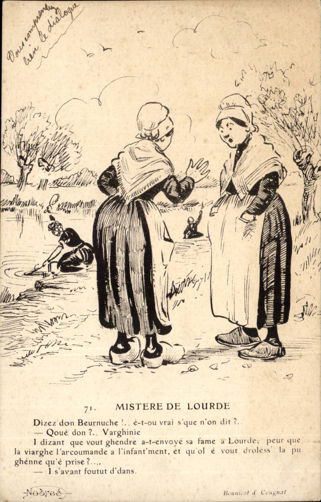 Mystère de Lourde — Dialogue entre deux femmes — Bounicol d'Cougnat, n°71
