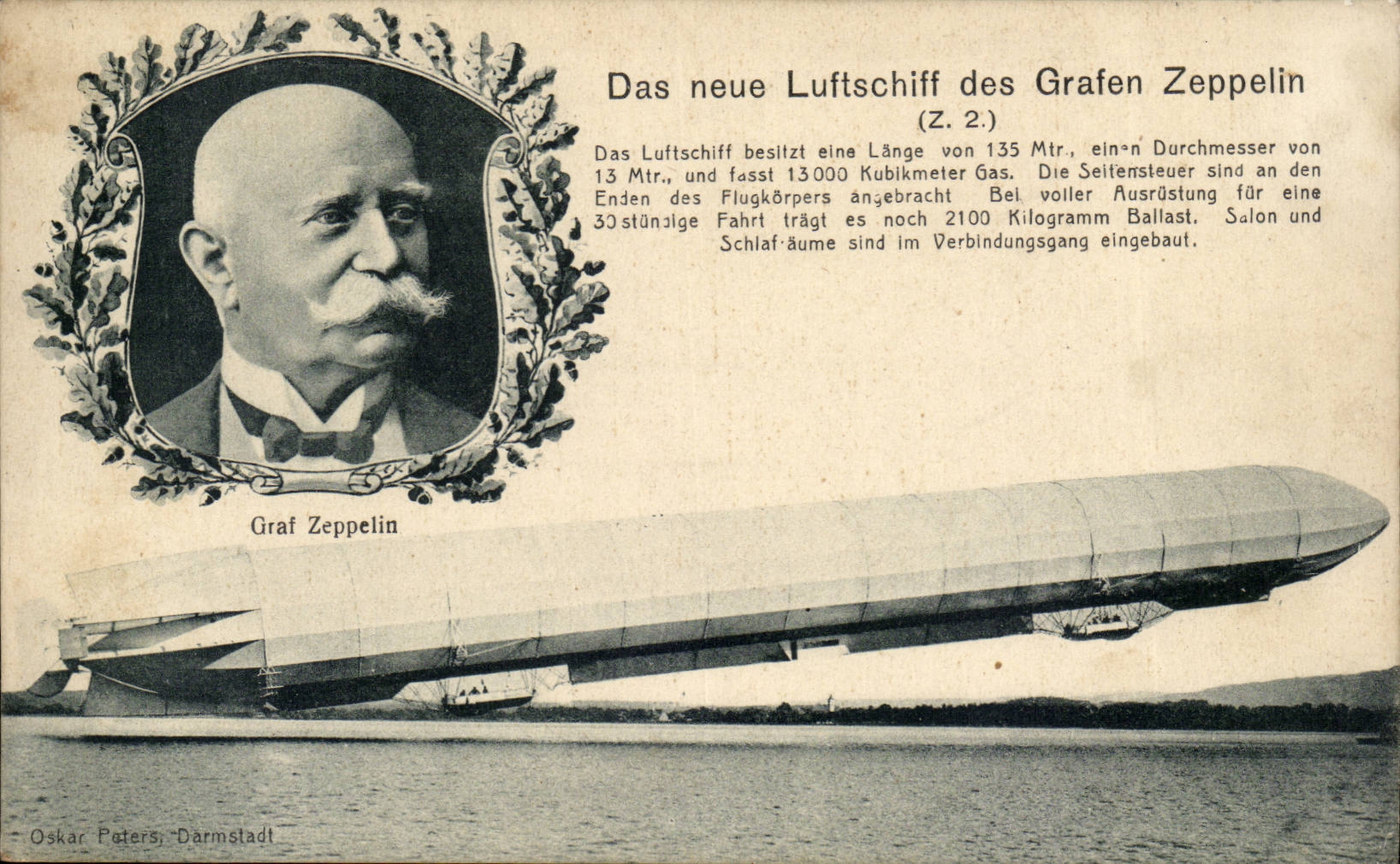 CPA Dirigeable das neue Luftshiff des Grafen Zeppelin