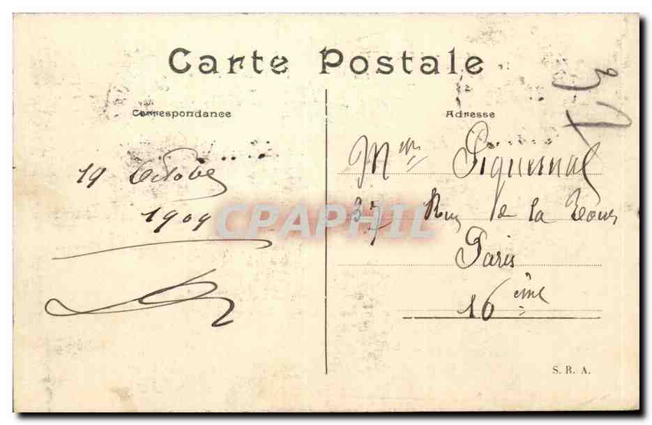 CPA La nacelle du dirigeable militaire RePUBLIQUE Capitaine Marchal Chaure et Vincenot zeppelin — Rückseite