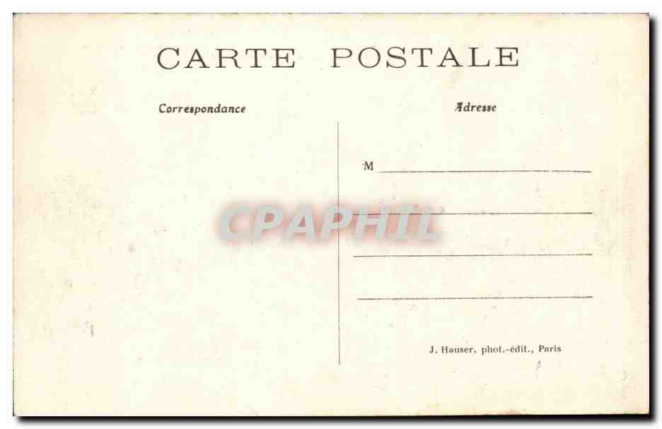 CPA le monoplan Esnault Pelterie Aviateur — Rückseite