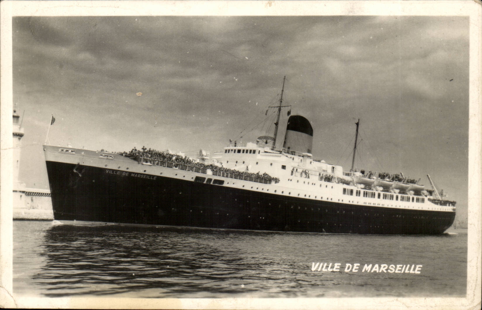 Ville de Marseille — navire de croisière — CPAPHIL