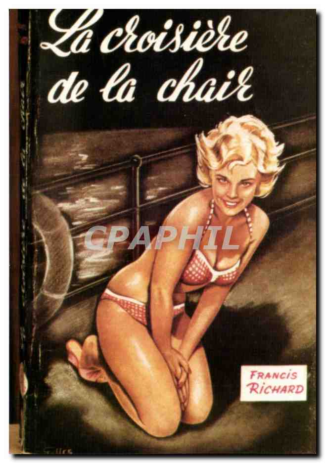 CPM Erotique Femme Nu La croisiere de la chair Francis Richard