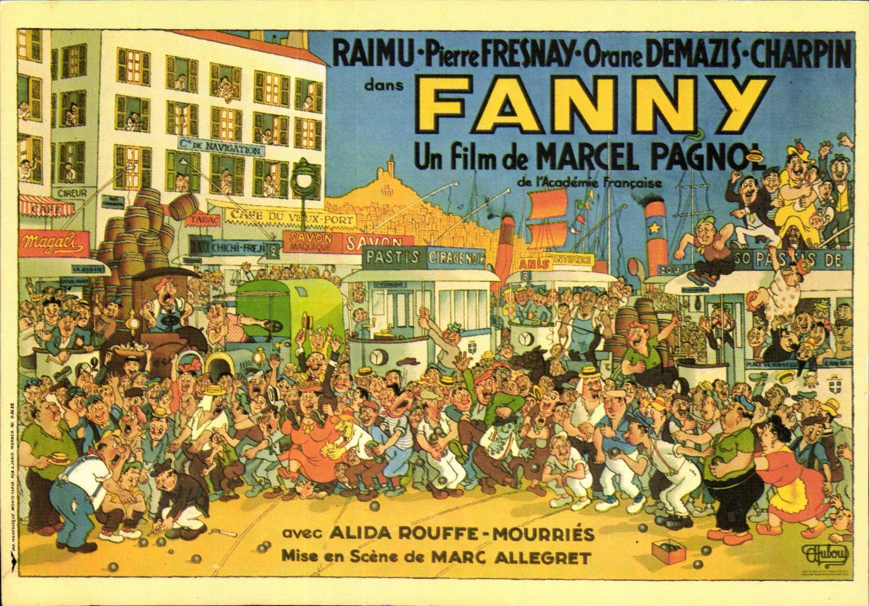 CPA FAnNY film de Marcel Pagnol RaIMU FReSNAy DEMAzIS CHArPIN