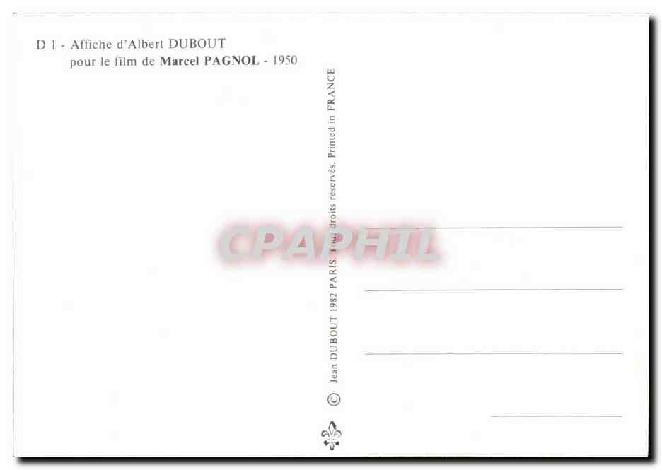 CPA FAnNY film de Marcel Pagnol RaIMU FReSNAy DEMAzIS CHArPIN — Back