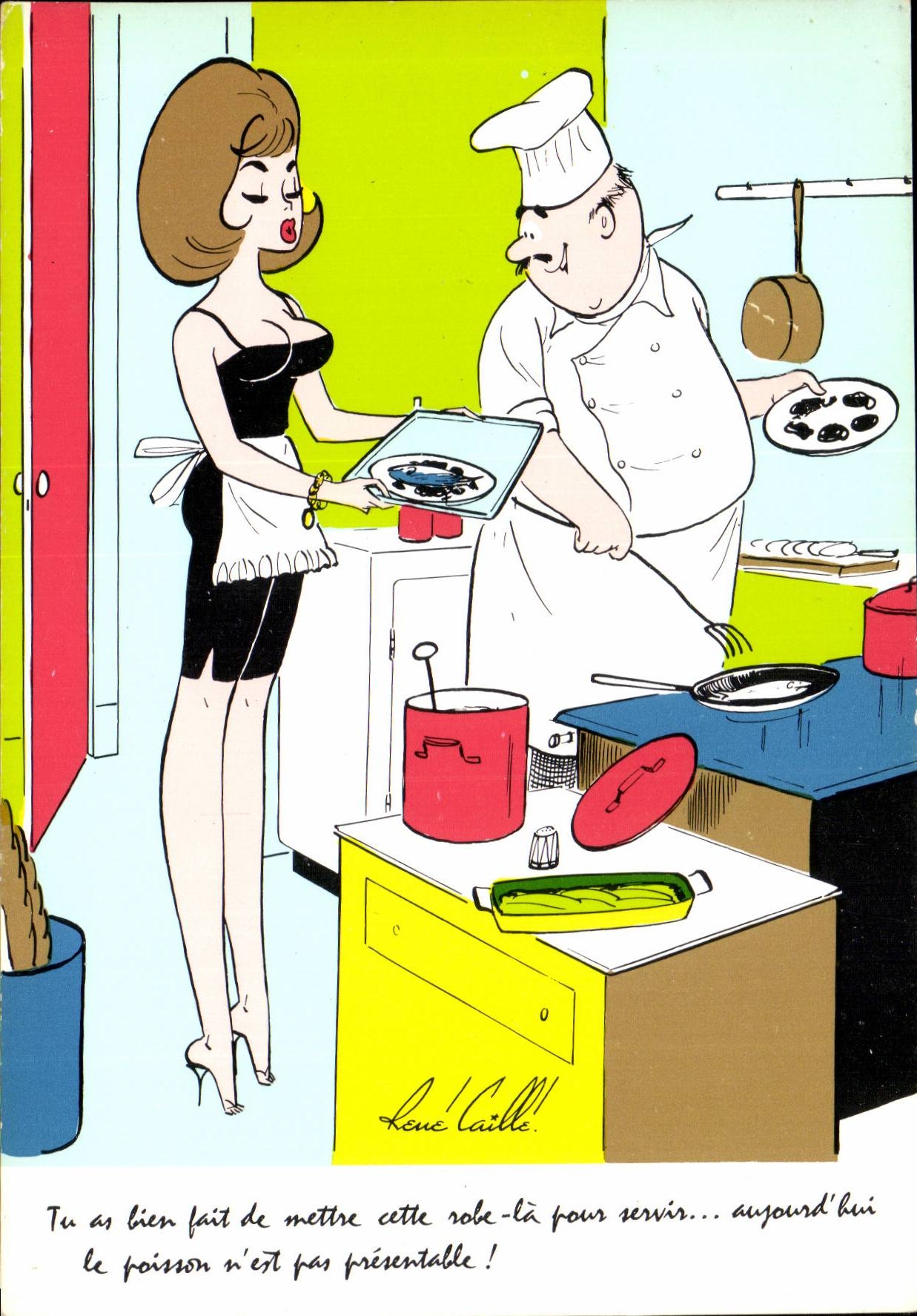 Cuisine — humour — René Caille