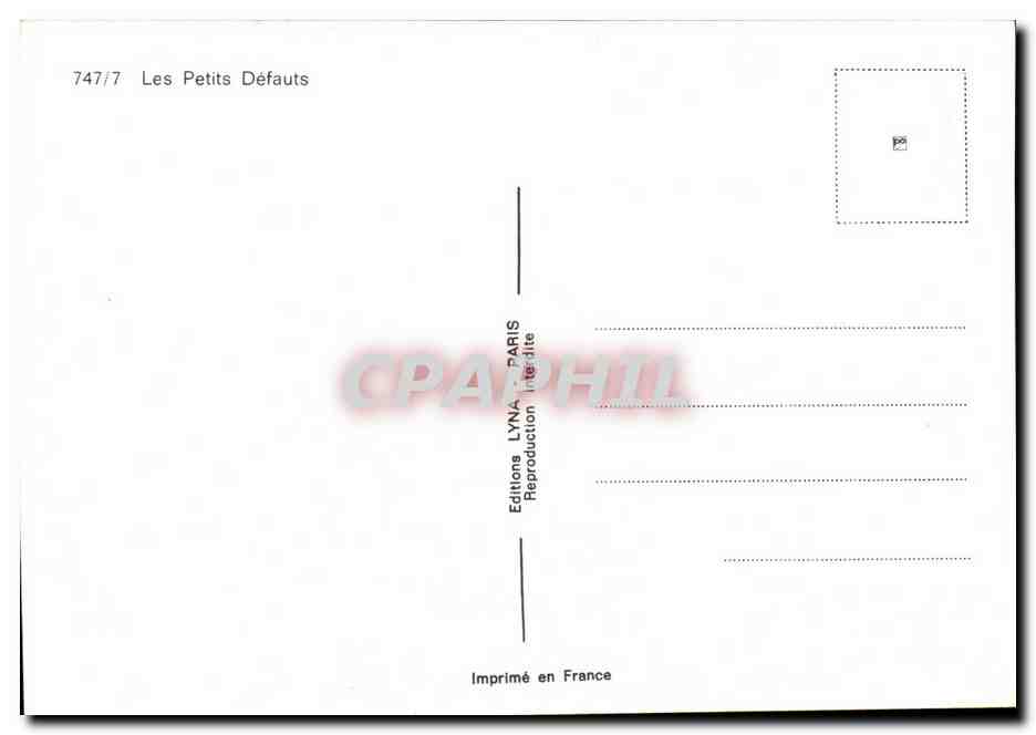 CPA Humour Vous avez toujours un pet de travers  — Rückseite