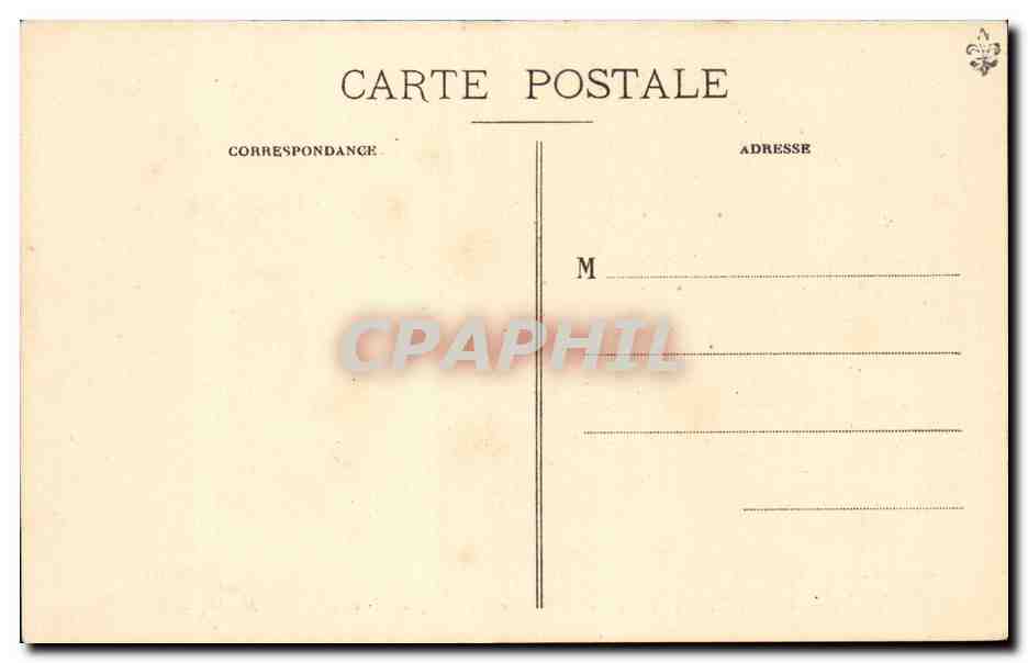 CPA MArine de Commerce Francaise Belle Isle Chargeurs Reunis — Rückseite