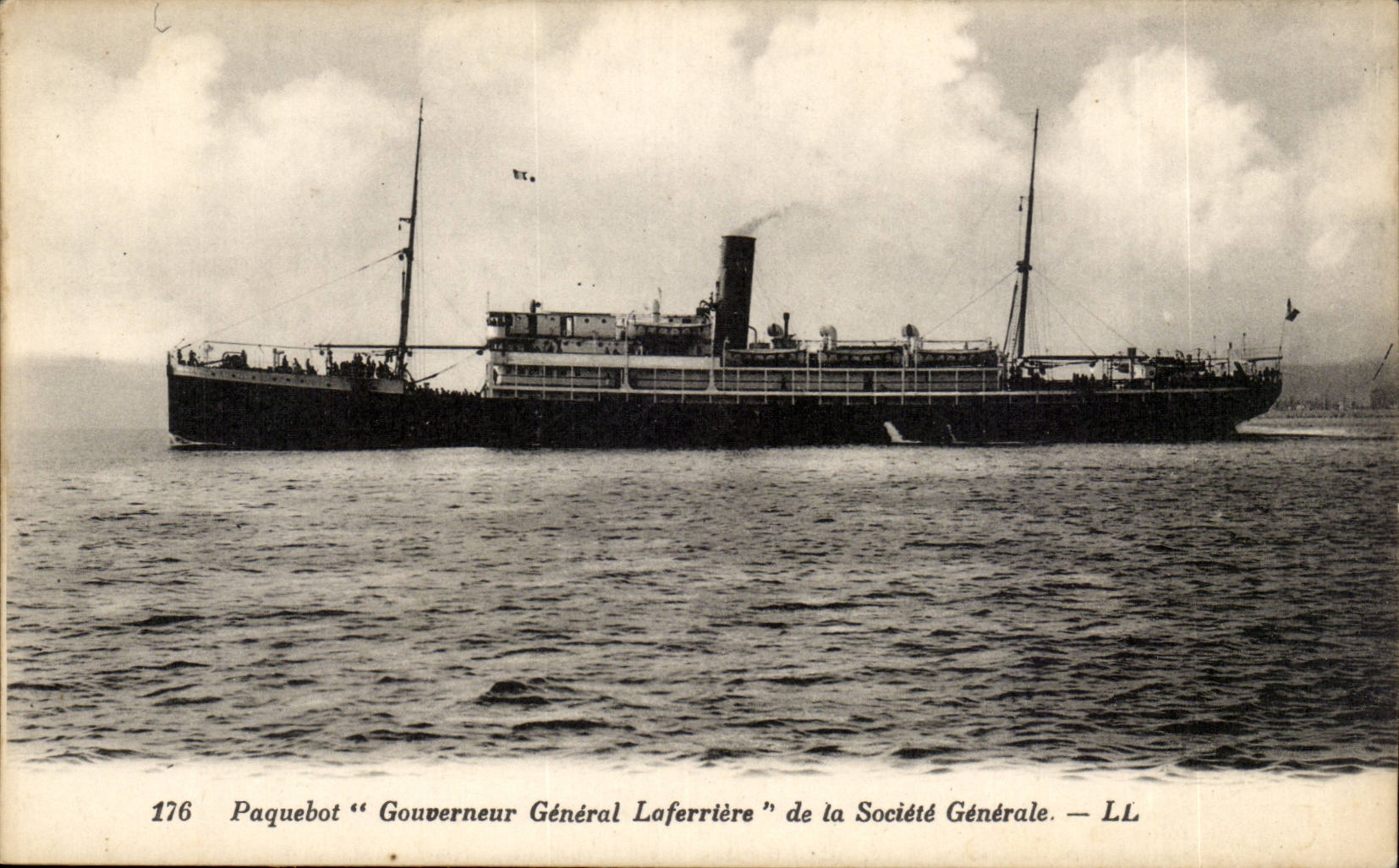 Paquebot "Gouverneur Général Laferrière" — Société Générale — LL n°176
