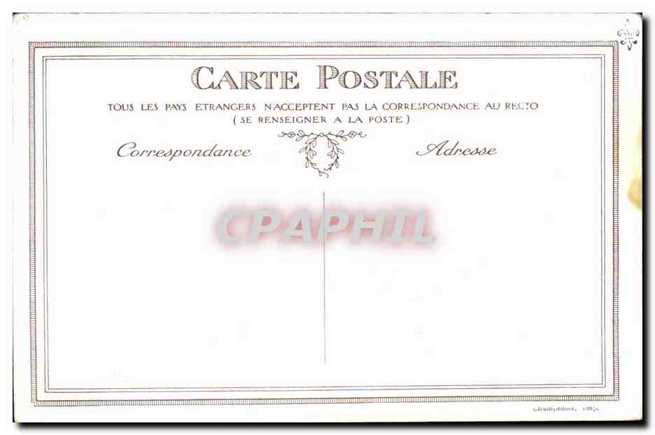 Grand Salon — Premières Classes — S.S. 'France' — Cie G.T. Transatlantique — Verso