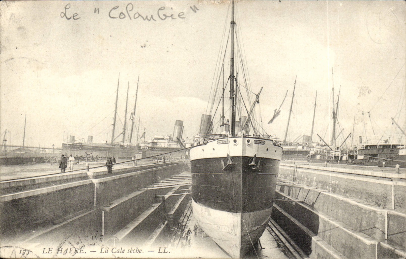 El "Colombien" — Le Havre — La Cale sèche — LL