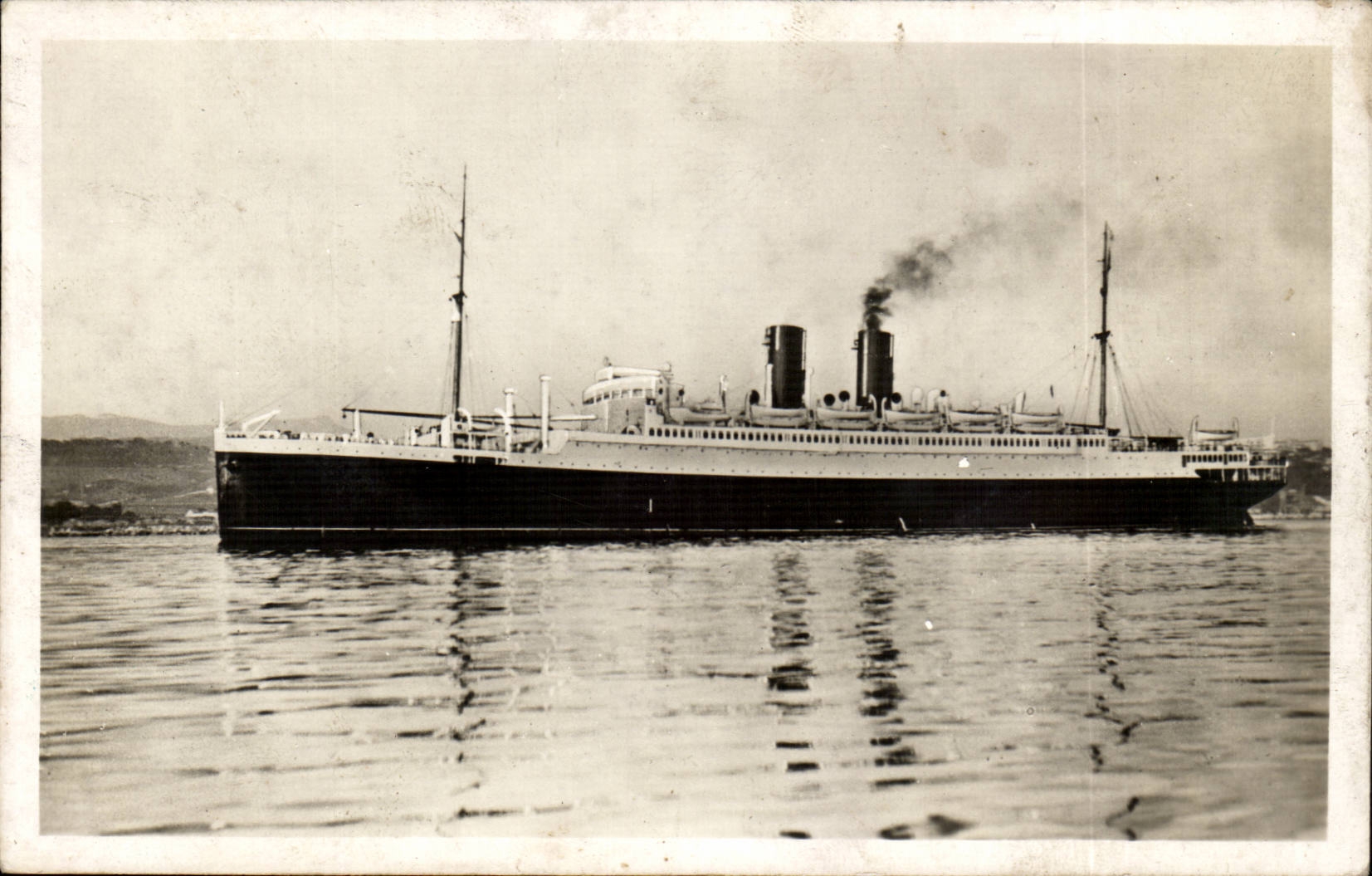 S/S "DE GRASSE" — French Line — Le Havre-Southampton-New York