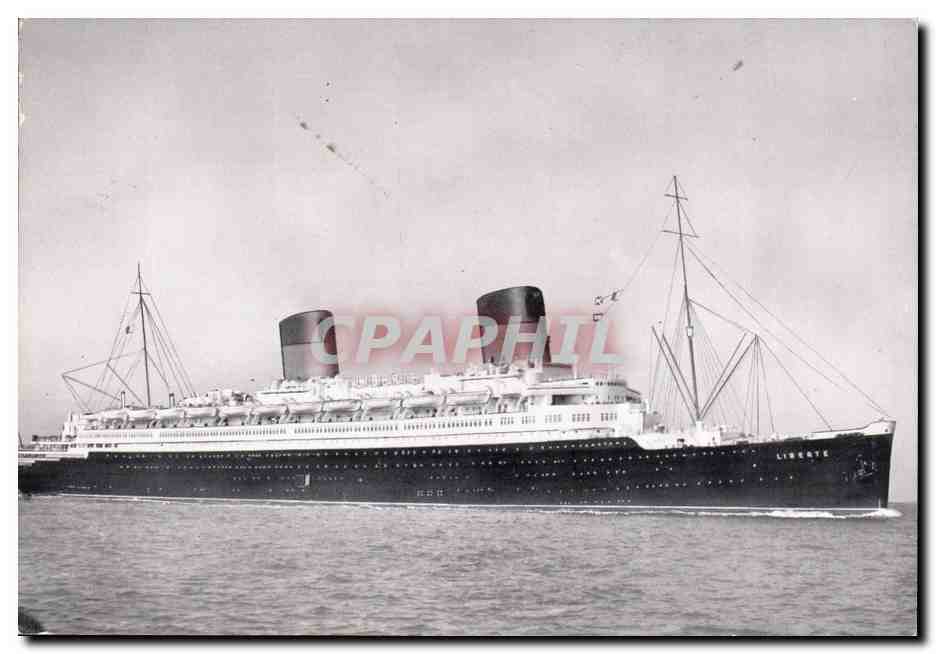 CPA Paquebot Le Havre Paquebot French SS Liberte