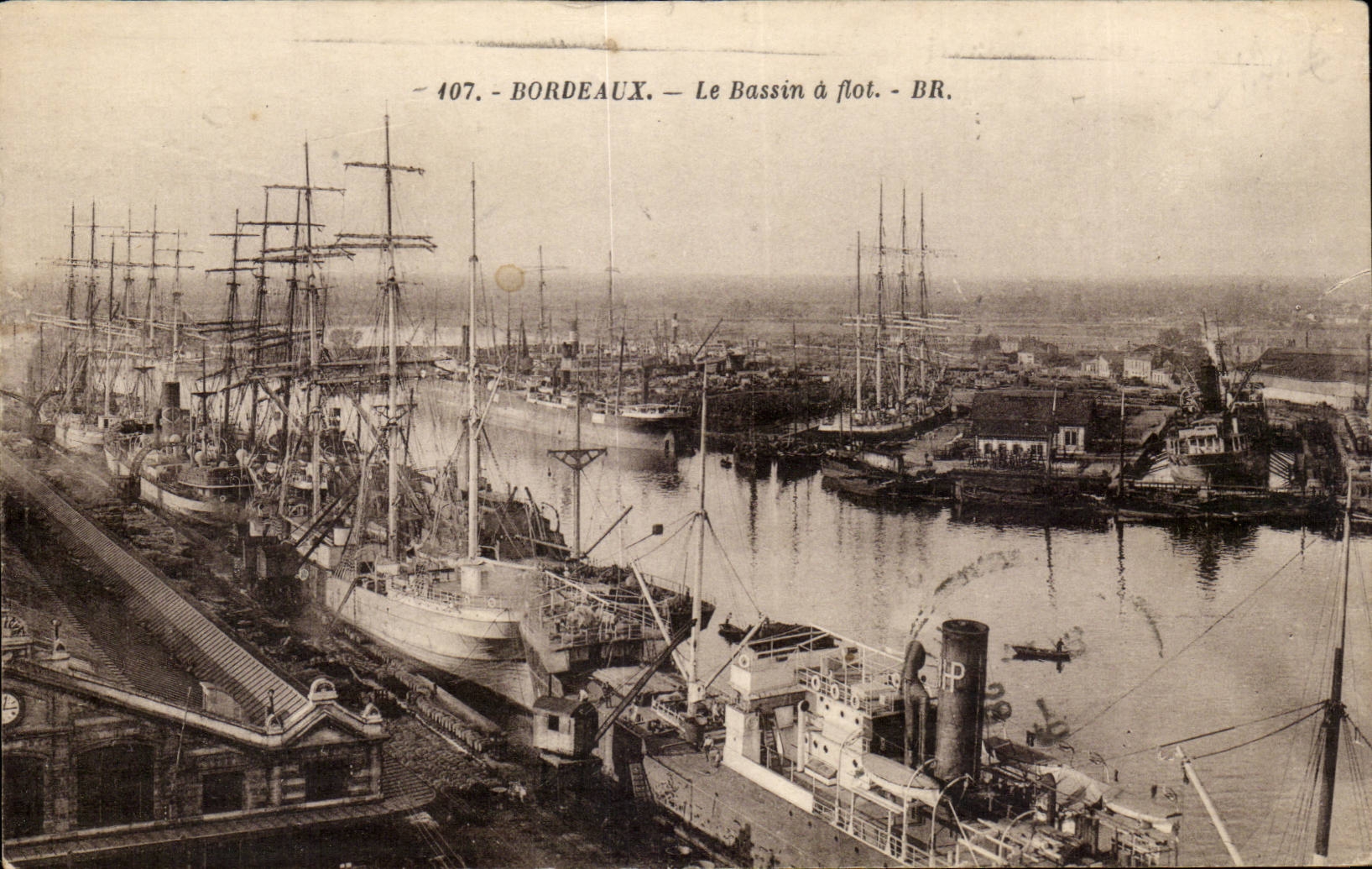 Bordeaux — El muelle flotante — BR. — N° 407