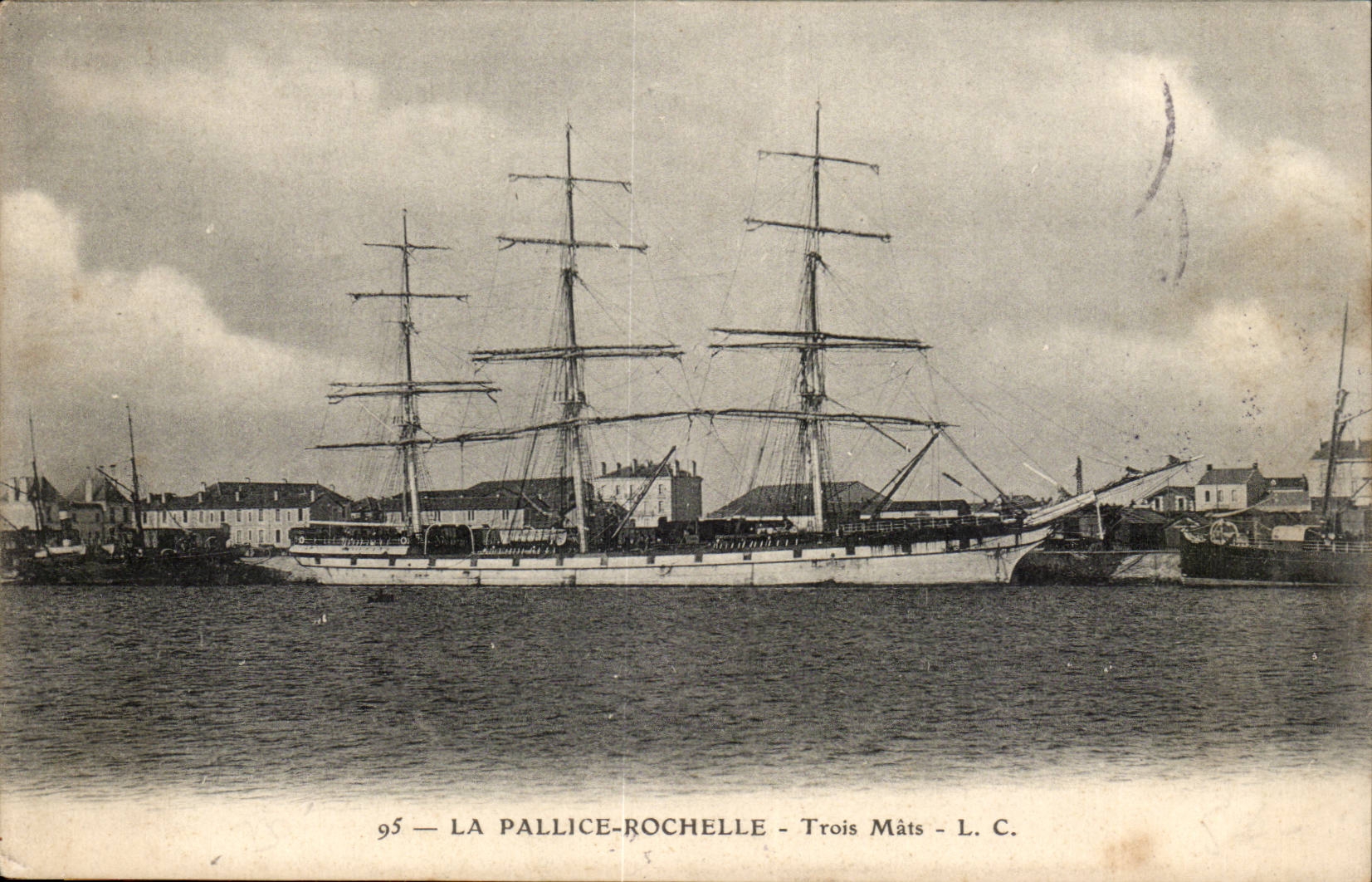 La Pallice-Rochelle — Tres mástiles — L.C. — n°95