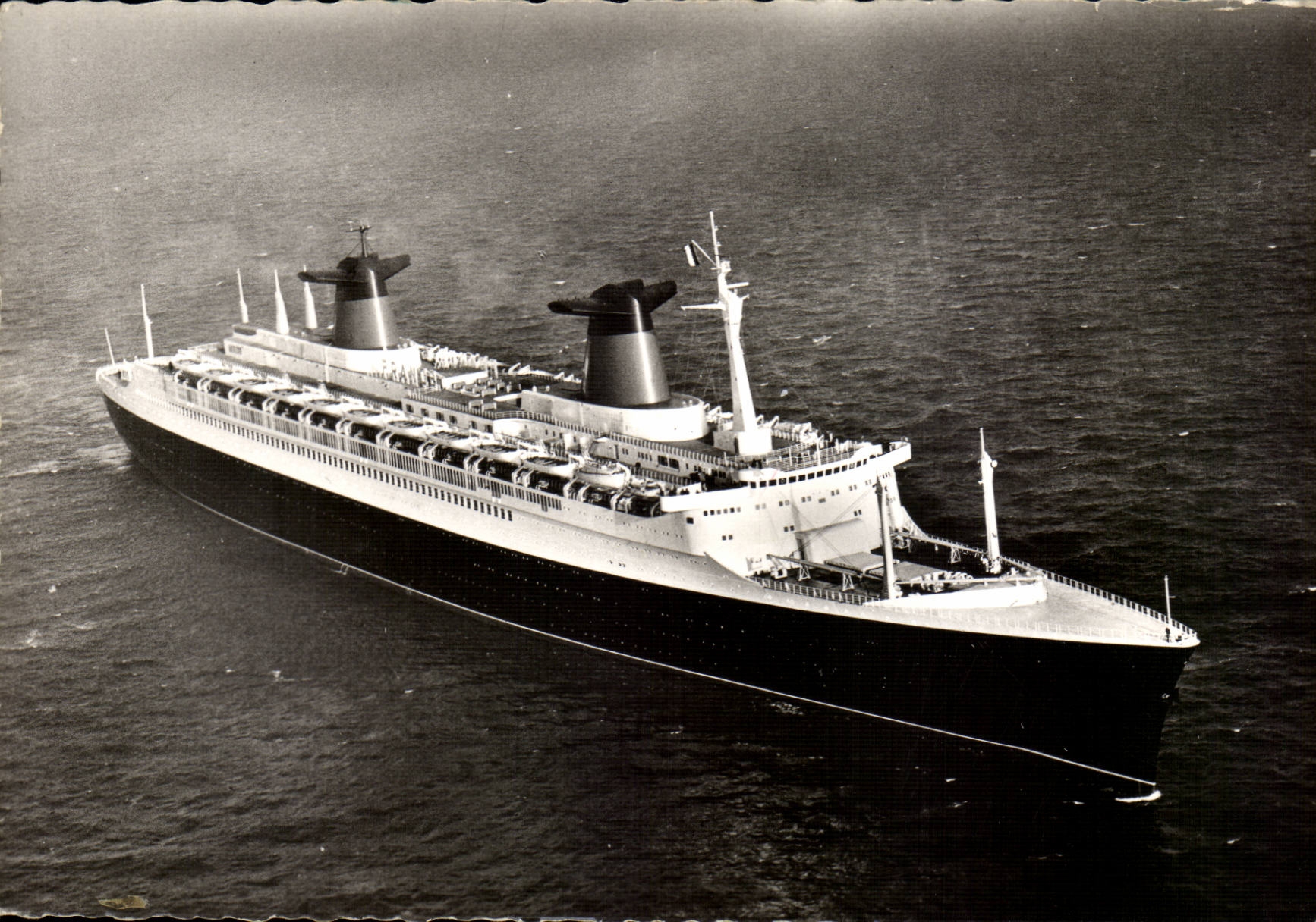 French Line — The Longest Ship in the World — Compagnie Générale Transatlantique