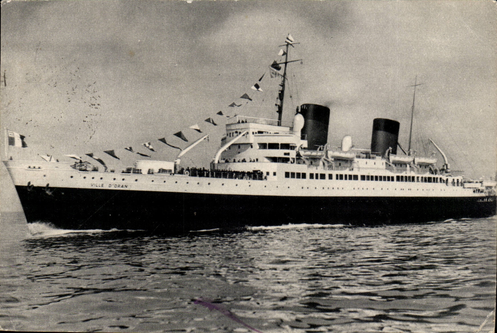 CPA Cie Generale Transatlantique French line Ville d'Oran