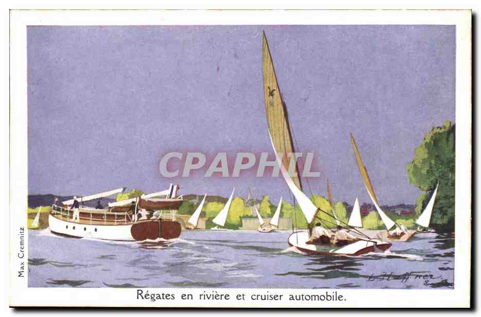 CPM Regates en riviere et cruiser automobile