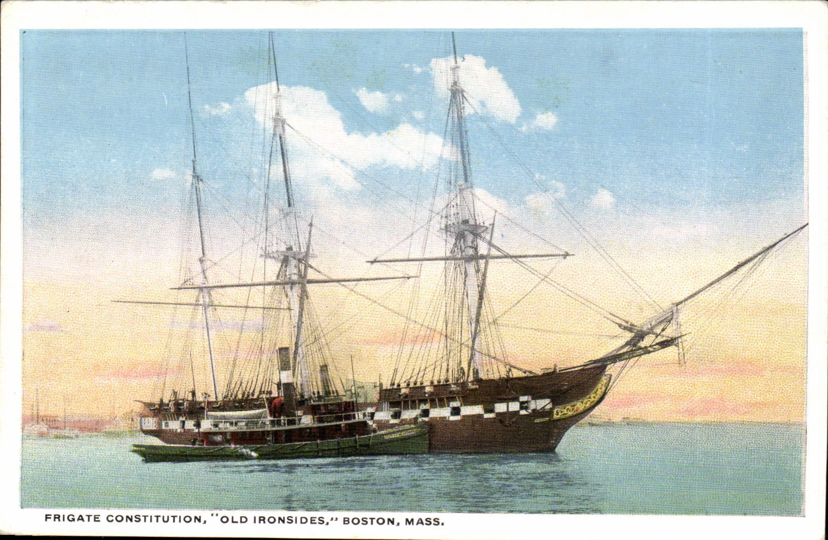 Frégate Constitution 'Old Ironsides' — Boston, Mass. — Mason Bros. & Co.