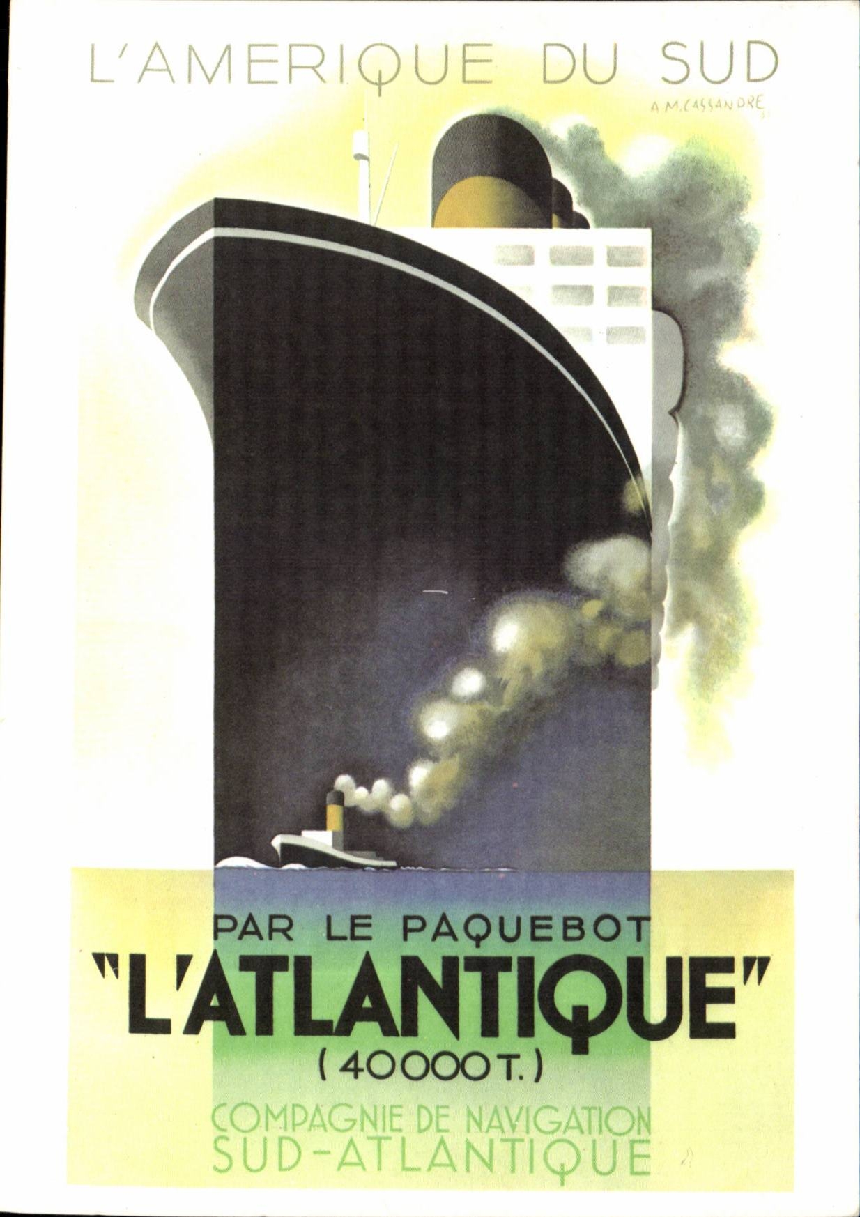 CPM L'atlantique Compagnie de Navigation Sud atlantique 