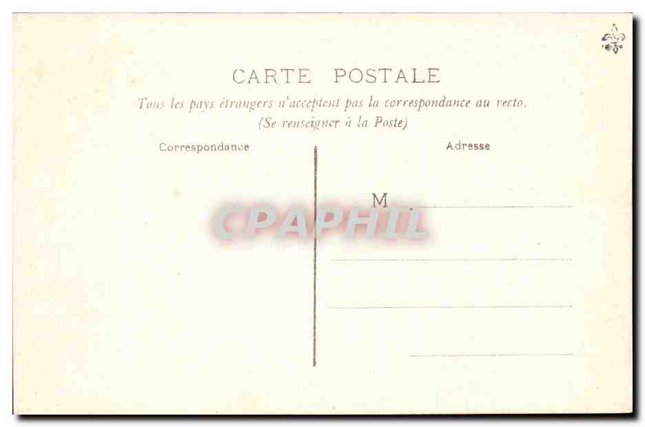 CPA Bateau L'oceanien des Messageries Maritimes — Back