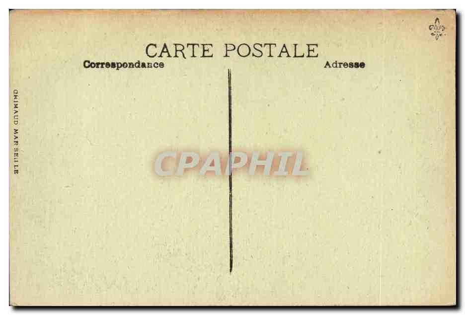 S.S. SPHINX — Paquebot des Messageries Maritimes par grosse mer — Chimaud, Marseille — Reverso