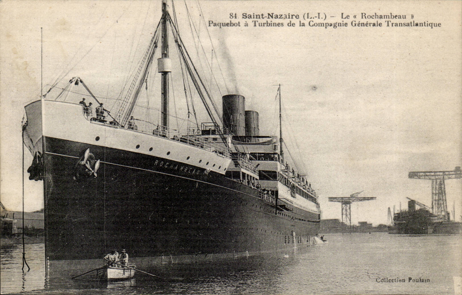 Saint-Nazaire (L.-I.) — Il « Rochambeau » — Collezione Poulain