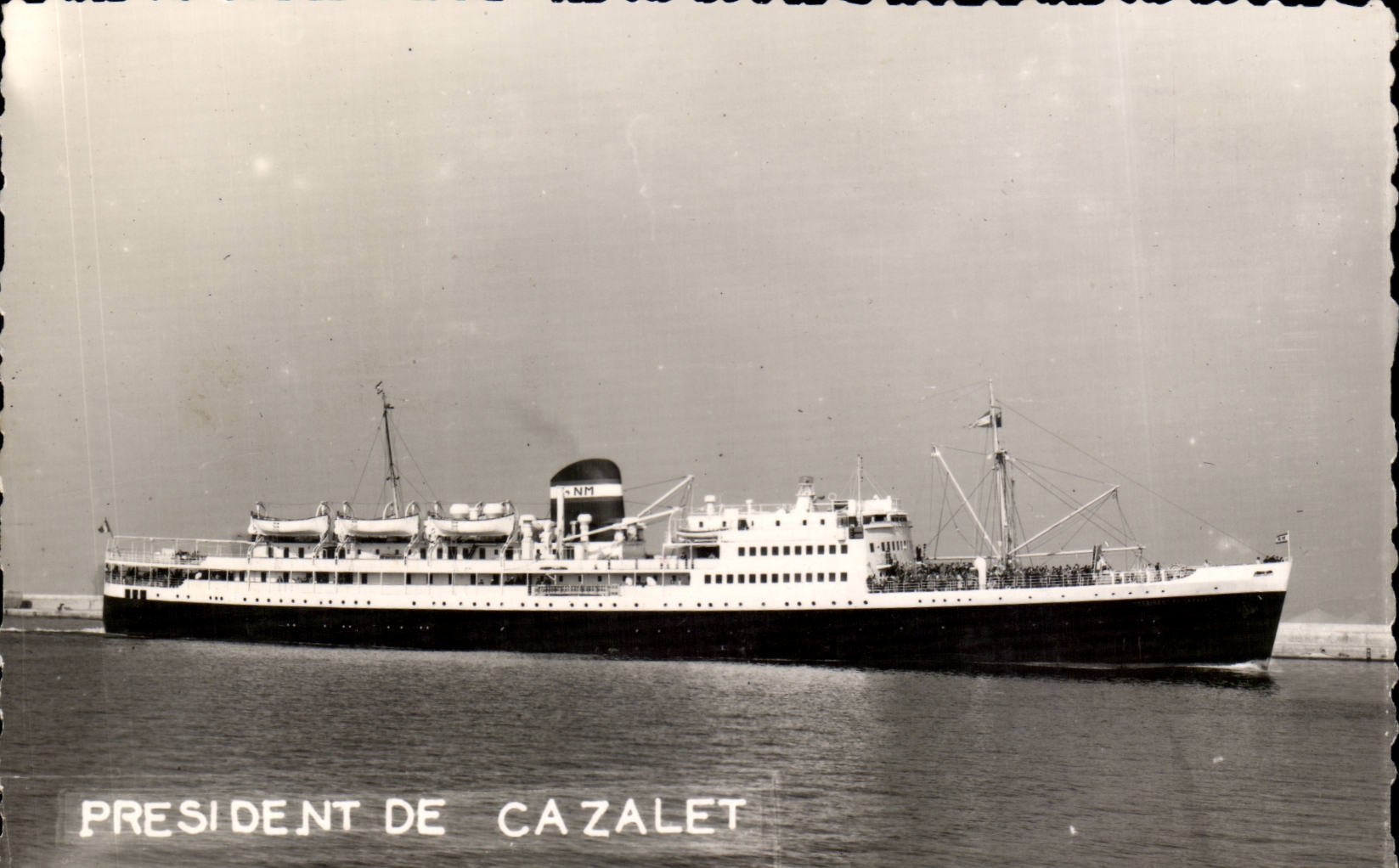CPM Bateau Paquebot president de Cazalet