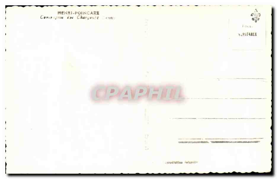 CPM Bateau Paquebot Henri Poincare Chargers reunis — Back