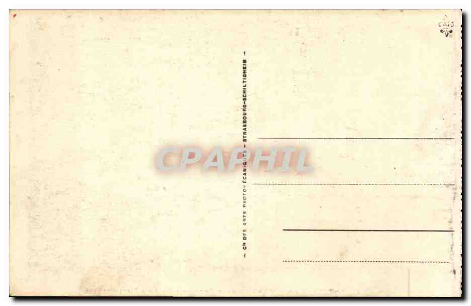 CPA Bateau Cie Gla Transatlantique Paquebot Normandie Ruban Bleu Southampton New York — Verso