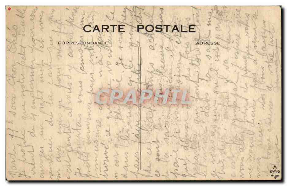 CPA Bateau Cie Gla Transatlantique Paquebot Normandie Ruban Bleu Southampton New York port du Havre — Verso