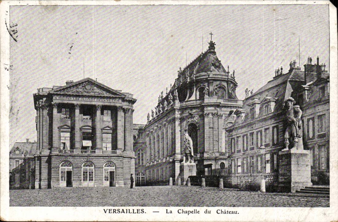 Versailles CPA la chapelle du chateau