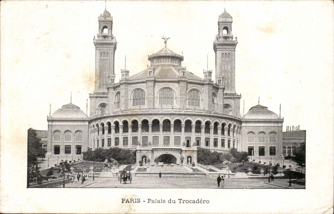 Paris CPA Palais du Trocadero