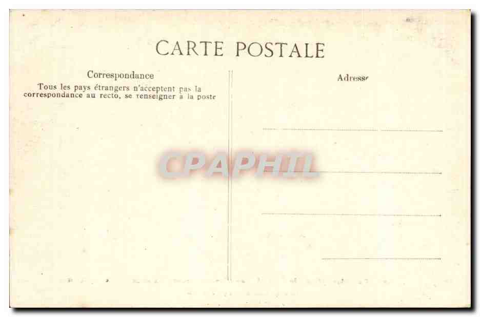 Palais de Compiegne CPA Collection speciale du palais premier Salon de reception de Marie Antoinette  — Rückseite