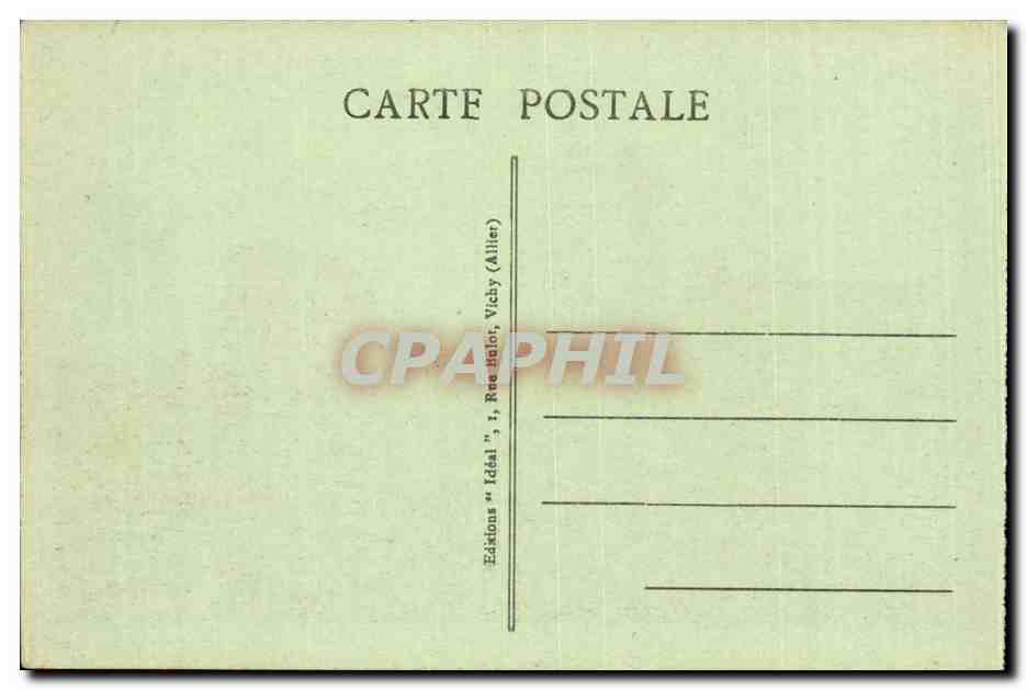 Le Puy - L'Évêché et le Porche du For — Éditions 'Idéal' (Vichy, Allier) — Back