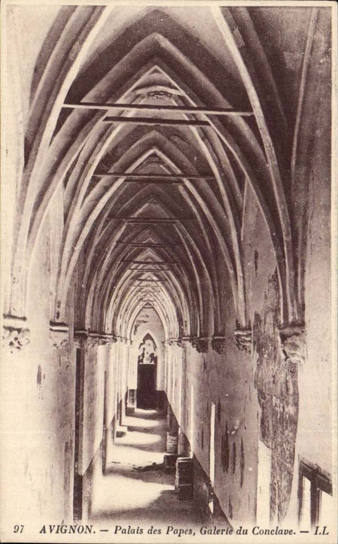 CPA Avignon Palais des Papes Galerie du conclave