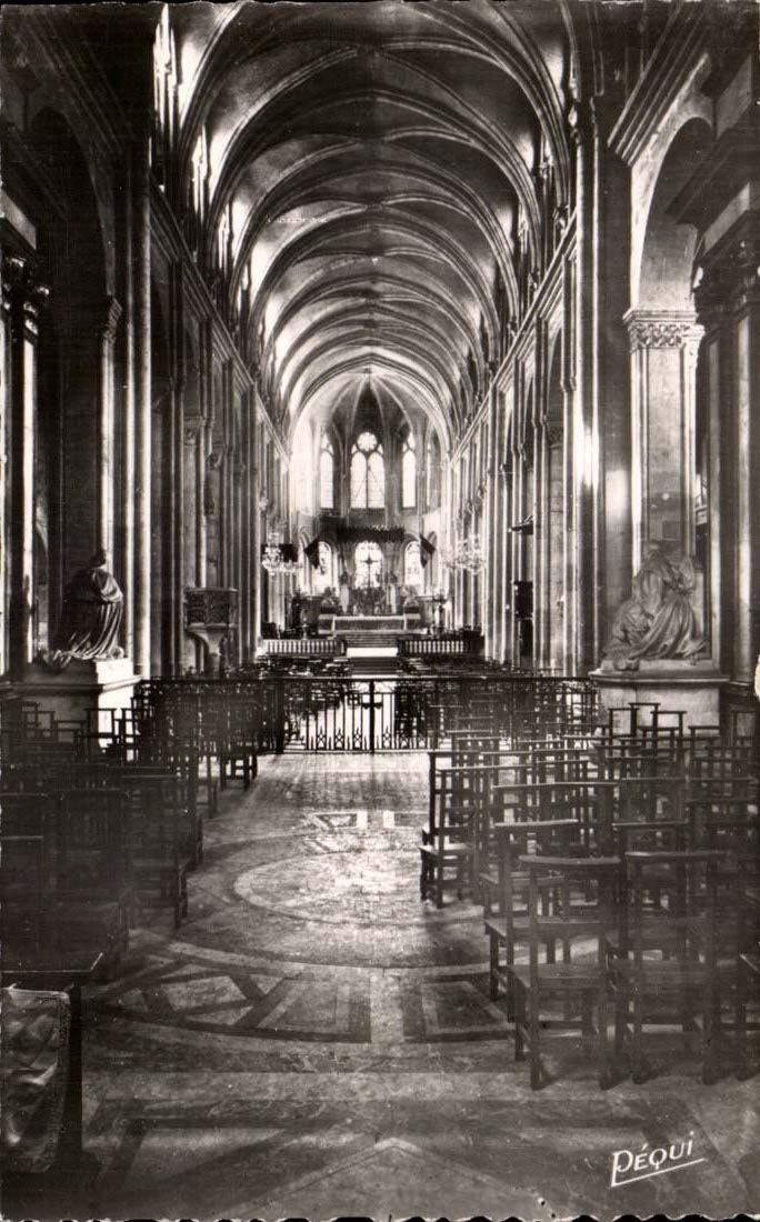 Intérieur de la Cathédrale Saint-Jean — Besançon-les-Bains — éditeur PEQUI — n° 103