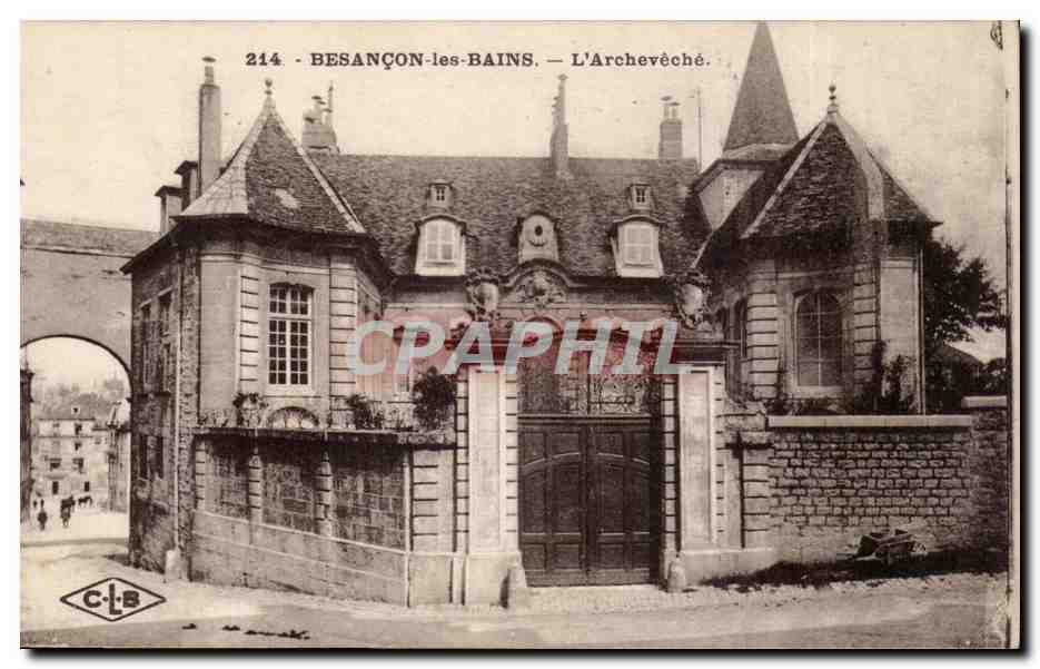 Besançon-les-Bains — L'Archevêché — Éditeur C. Lardiet, n° 214
