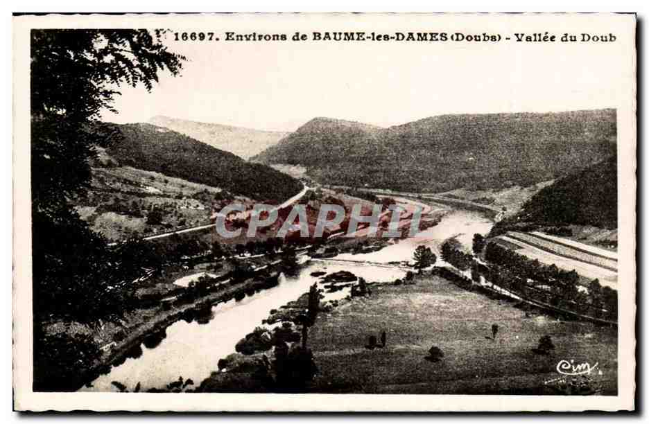 CPA Environs de Baume les Dames Vallee du Doubs