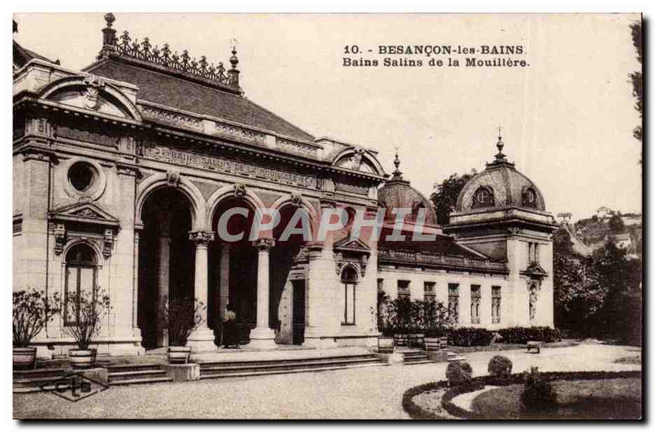 BESANÇON-les-BAINS — Bains Salins de la Mouillière — Éditeur C. Lardier, Besançon