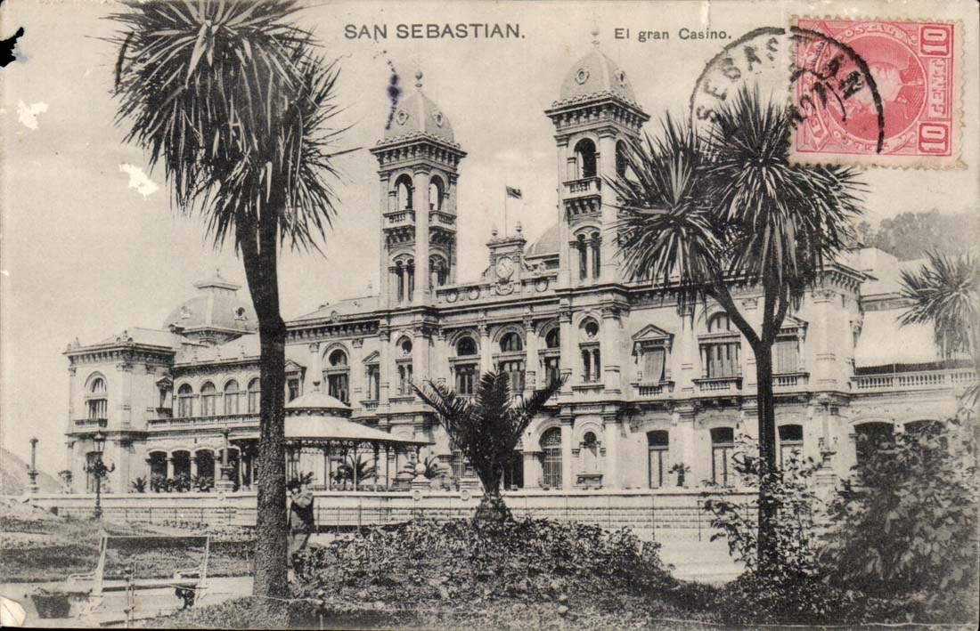 CPA Espagne Espana Spain San Sebastian El grand casino