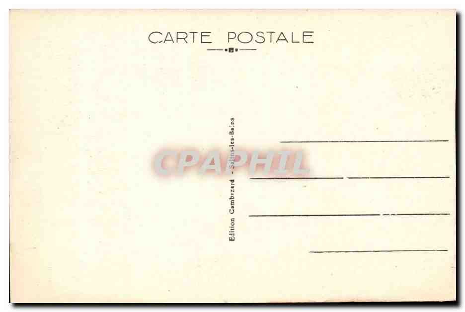 salins les bains - St Anatole Mont Poupet - CPA  — Rückseite