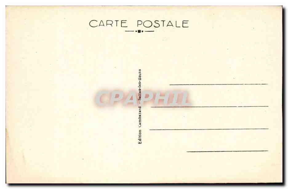 Salins-les-Bains — Tour Ronde et Poupét — Édition Cambazard — Rückseite