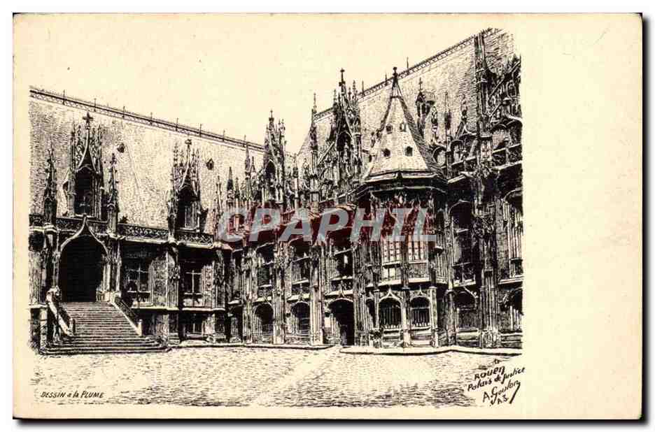 Rouen - Palais de Justice - CPA 